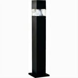 Dabmar Lighting D150-L9-27K-B Fiber G Bollard Squared 120V GU24 LED 9W 27K Black