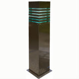 Dabmar Lighting D170-L12-50K-B Steel Bollard Squared 120V-277V G24 LED 12W 50K Black