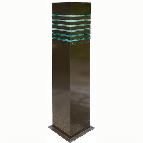 Dabmar Lighting D170-L20-30K-BZ Steel Bollard Squared 120V-277V G24 LED 20W 30K Bronze
