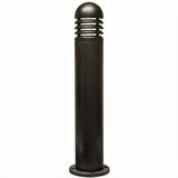 Dabmar Lighting D180-L12-30K-B Fiber G Bollard Louvered 120V-277V G24 LED 12W 30K Black