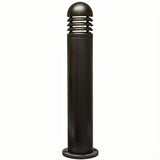 Dabmar Lighting D180-L12-50K-B Fiber G Bollard Louvered 120V-277V G24 LED 12W 50K Black