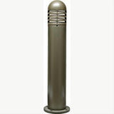 Dabmar Lighting D180-L20-50K-BZ Fiber G Bollard Louvered 120V-277V G24 LED 20W 50K Bronze