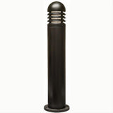 Dabmar Lighting D180-L6-30K-B Fiber G Bollard Louvered 120V E26 LED 6W 30K Black