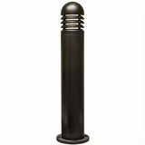 Dabmar Lighting D180-L6-60K-B Fiber G Bollard Louvered 120V E26 LED 6W 60K Black