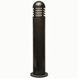 Dabmar Lighting D180-L6-RGBW-B Fiber G Bollard Louvered 120V E26 LED 6W RGBW Black