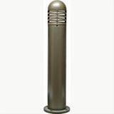 Dabmar Lighting D180-L6-RGBW-BZ Fiber G Bollard Louvered 120V E26 LED 6W RGBW Bronze