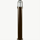 Dabmar Lighting D3100-L6-60K-B Steel Bollard Open Cage 120V E26 LED 6W 60K Black