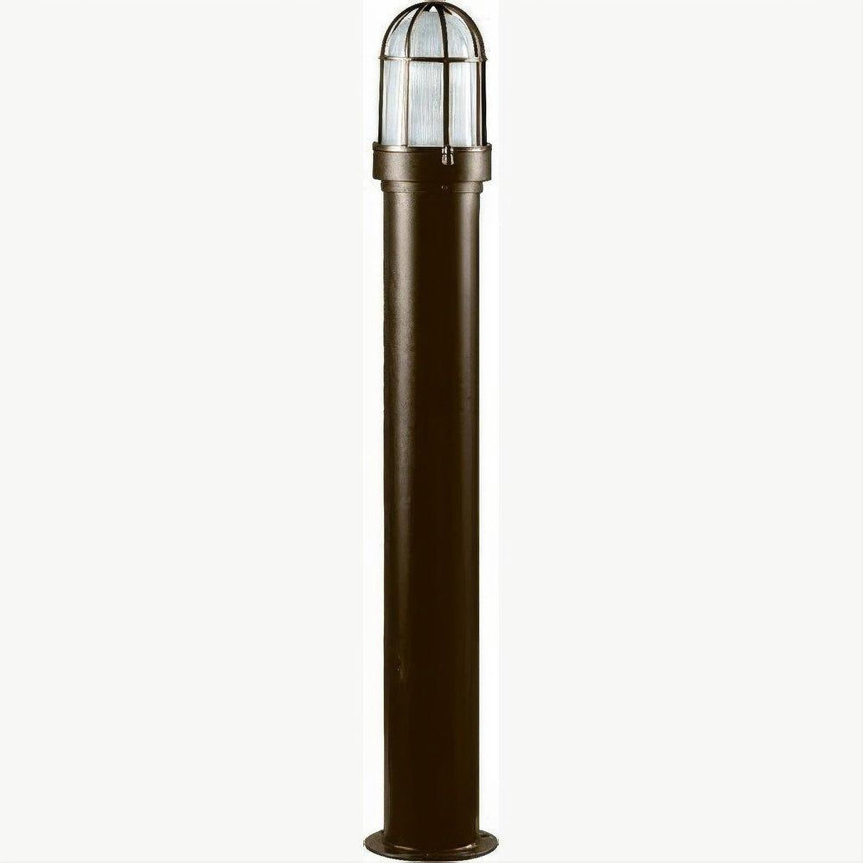 Dabmar Lighting D3100-L6-RGBW-BZ Steel Bollard Open Cage 120V E26 LED 6W RGBW Bronze