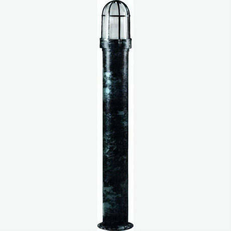 Dabmar Lighting D3100-L6-RGBW-VG Steel Bollard Open Cage 120V E26 LED 6W RGBW Verde Green