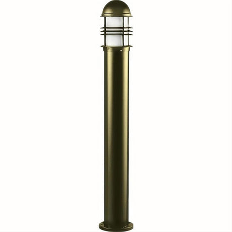 Dabmar Lighting D3200-L12-30K-B Cast Alum Bollard Open Cage 120V-277V G24 LED 12W 30K Black