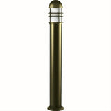 Dabmar Lighting D3200-L12-40K-B Cast Alum Bollard Open Cage 120V-277V G24 LED 12W 40K Black
