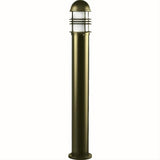 Dabmar Lighting D3200-L12-50K-BZ Cast Alum Bollard Open Cage 120V-277V G24 LED 12W 50K Bronze