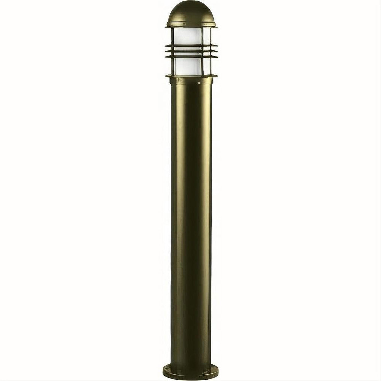 Dabmar Lighting D3200-L6-60K-BZ Cast Alum Bollard Open Cage 120V E26 LED 6W 60K Bronze