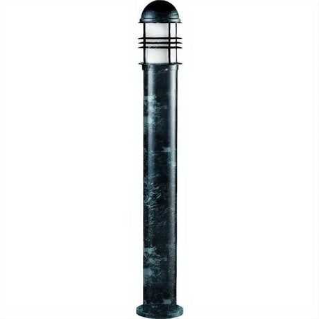 Dabmar Lighting D3200-L6-60K-VG Cast Alum Bollard Open Cage 120V E26 LED 6W 60K Verde Green