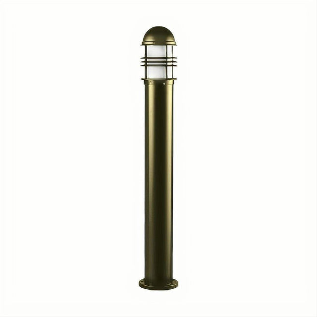 Dabmar Lighting D3200-L9-27K-B Cast Alum Bollard Open Cage 120V GU24 LED 9W 27K Black