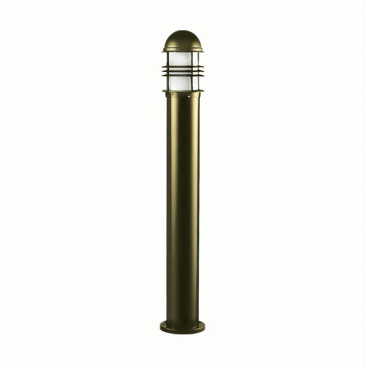 Dabmar Lighting D3200-L9-27K-BZ Cast Alum Bollard Open Cage 120V GU24 LED 9W 27K Bronze