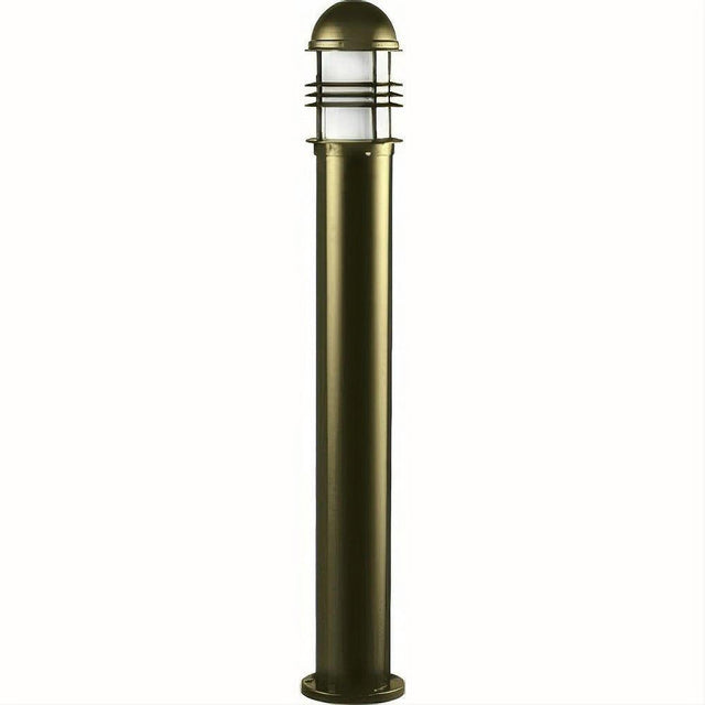 Dabmar Lighting D3200-L9-40K-B Cast Alum Bollard Open Cage 120V GU24 LED 9W 40K Black