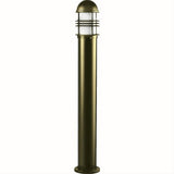 Dabmar Lighting D3200-L9-40K-BZ Cast Alum Bollard Open Cage 120V GU24 LED 9W 40K Bronze