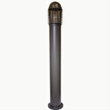 Dabmar Lighting D3300-L20-50K-BZ Cast Alum Bollard Caged 120V-277V G24 LED 20W 50K Bronze