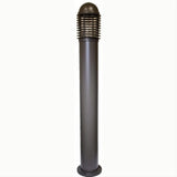 Dabmar Lighting D3300-L6-60K-BZ Cast Alum Bollard Caged 120V E26 LED 6W 60K Bronze