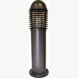 Dabmar Lighting D3390-L20-50K-BZ Cast Alum Mini Bollard Caged 120V-277V G24 LED 20W 50K Bronze