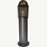 Dabmar Lighting D3390-L6-60K-B Cast Alum Mini Bollard Caged 120V E26 LED 6W 60K Black