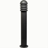 Dabmar Lighting D3400-B-FR-FR Cast Alum Bollard Shuttered 120V E26 No Lamp Frost Black