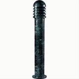 Dabmar Lighting D3400-L12-40K-VG-FR-FR Cast Alum Bollard Shuttered 120V-277V G24 LED 12W 40K Frost Verde Green