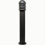 Dabmar Lighting D3400-L12-50K-B-CLR-CLR Cast Alum Bollard Shuttered 120V-277V G24 LED 12W 50K Clear Black