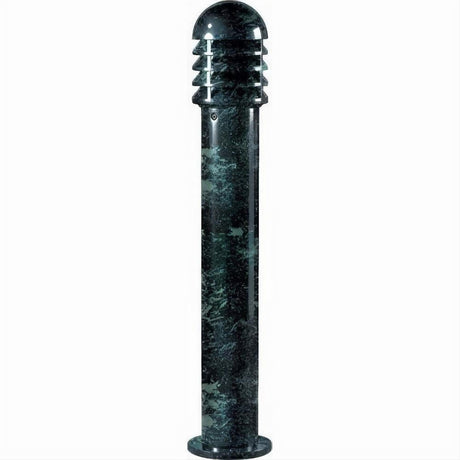 Dabmar Lighting D3400-L12-50K-VG-CLR-CLR Cast Alum Bollard Shuttered 120V-277V G24 LED 12W 50K Clear Verde Green
