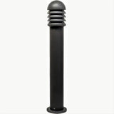 Dabmar Lighting D3400-L20-30K-B-FR-FR Cast Alum Bollard Shuttered 120V-277V G24 LED 20W 30K Frost Black