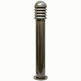 Dabmar Lighting D3400-L20-30K-BZ-FR-FR Cast Alum Bollard Shuttered 120V-277V G24 LED 20W 30K Frost Bronze