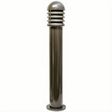 Dabmar Lighting D3400-L6-30K-BZ-CLR-CLR Cast Alum Bollard Shuttered 120V E26 LED 6W 30K Clear Bronze
