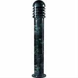 Dabmar Lighting D3400-L6-30K-VG-FR-FR Cast Alum Bollard Shuttered 120V E26 LED 6W 30K Frost Verde Green