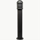 Dabmar Lighting D3400-L9-27K-B-CLR-CLR Cast Alum Bollard Shuttered 120V GU24 LED 9W 27K Clear Black