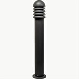 Dabmar Lighting D3400-L9-40K-B-CLR-CLR Cast Alum Bollard Shuttered 120V GU24 LED 9W 40K Clear Black