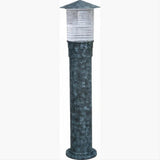 Dabmar Lighting D350-L6-30K-VG Cast Alum Bollard Prism 120V E26 LED 6W 30K Verde Green