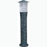 Dabmar Lighting D350-VG Cast Alum Bollard Prism 120V E26 No Lamp Verde Green