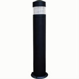 Dabmar Lighting D470-B Powder Coated Cast Aluminum Bollard Black