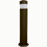 Dabmar Lighting D470-L9-27K-BZ Cast Alum Bollard Clear 120V GU24 LED 9W 27K Bronze