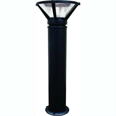 Dabmar Lighting D480-B Powder Coated Cast Aluminum Bollard Black