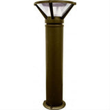 Dabmar Lighting D480-BZ Powder Coated Cast Aluminum Bollard Bronze