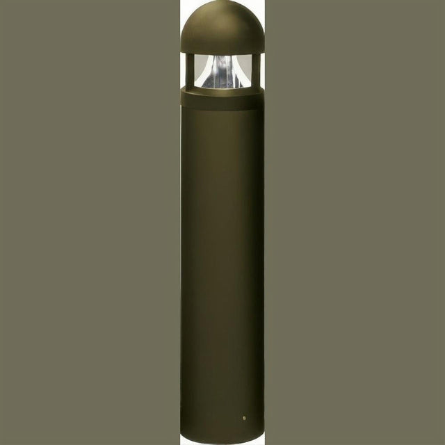 Dabmar Lighting D800-L20-30K-B Cast Alum Bollard Clear 120V-277V G24 LED 20W 30K Black