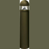 Dabmar Lighting D800-L20-50K-B Cast Alum Bollard Clear 120V-277V G24 LED 20W 50K Black