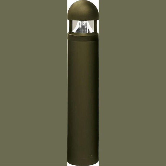 Dabmar Lighting D800-L6-RGBW-B Cast Alum Bollard Clear 120V E26 LED 6W RGBW Black