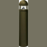 Dabmar Lighting D800-L9-40K-B Cast Alum Bollard Clear 120V GU24 LED 9W 40K Black