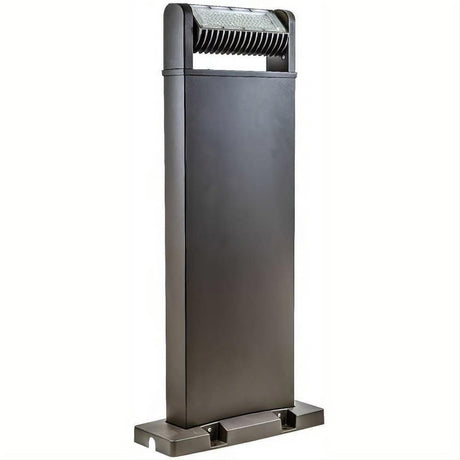 Dabmar Lighting D820-LB60-40K-B Cast Alum Bollard Tilting 120V-277V LB 60W 40K Black