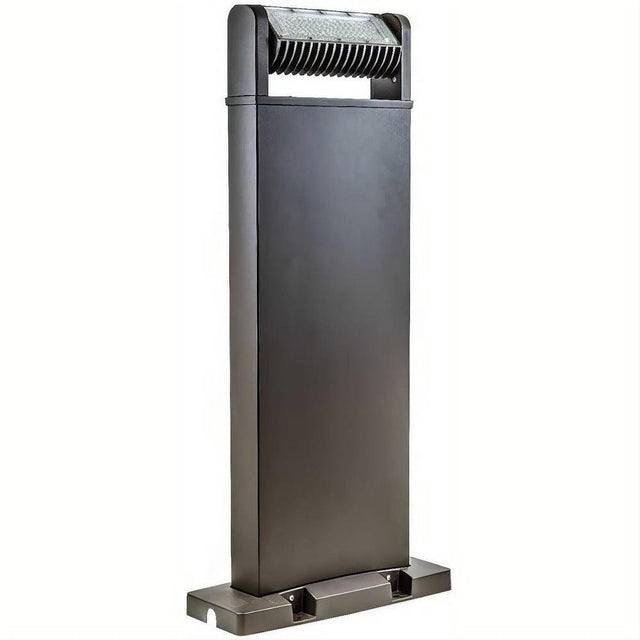 Dabmar Lighting D820-LB60-40K-B Cast Alum Bollard Tilting 120V-277V LB 60W 40K Black