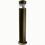 Dabmar Lighting D850-L12-30K-BZ Cast Alum Bollard Clear 120V-277V G24 LED 12W 30K Bronze