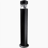 Dabmar Lighting D850-L12-50K-B Cast Alum Bollard Clear 120V-277V G24 LED 12W 50K Black
